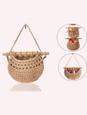 DAVIHOMI Cotton Rope Storage Baskets