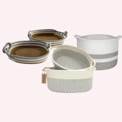 DAVIHOMI-Cotton-Rope-Storage-Baskets-–-Handwoven-Organizer-for-Home-Decor